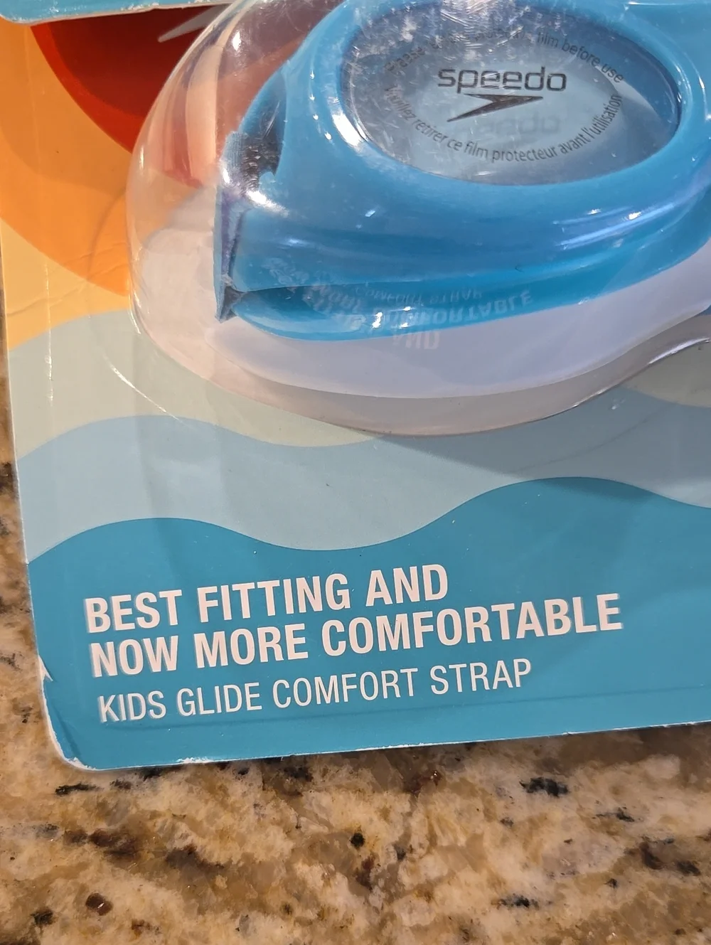 NEW Speedo Kids Glide Comfort Strap Goggles - Set Of 3